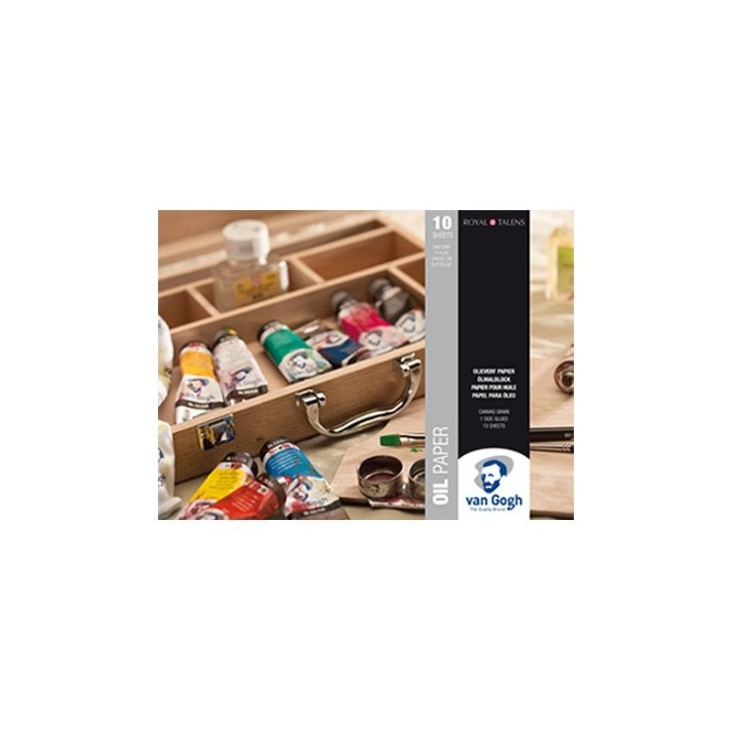 Material Bellas Artes – pintura-y-dibujo - Bloc de 10 hojas de papel para óleo Van Gogh de 240 gr (24x32 cm) | totenart.com