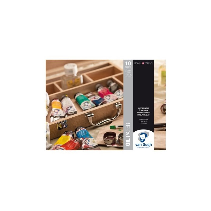 Material Bellas Artes – pintura-y-dibujo - Bloc de 10 hojas de papel para óleo Van Gogh de 240 gr (30x40 cm) | totenart.com