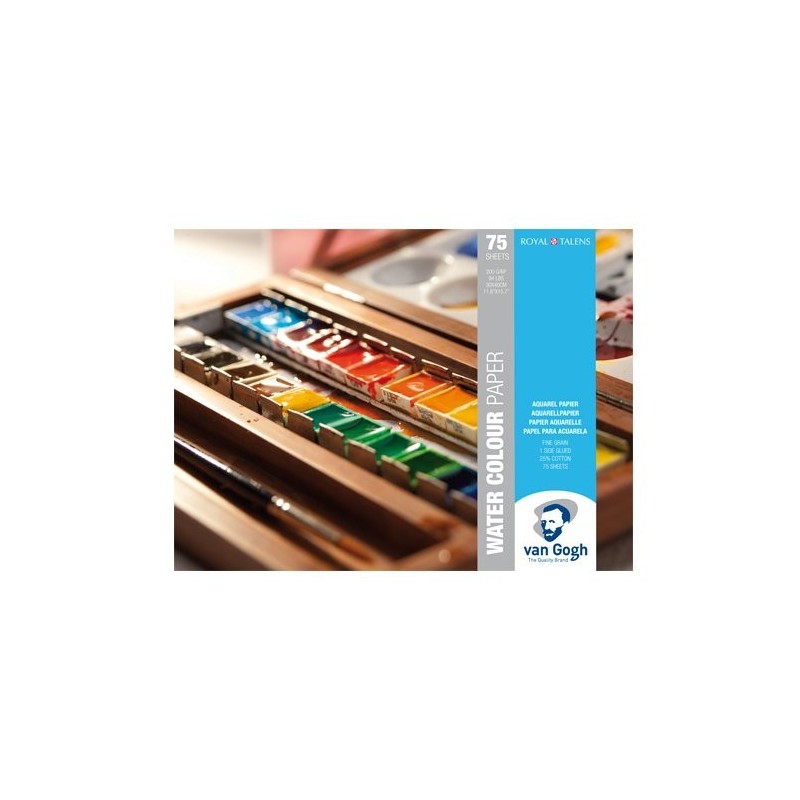 Material Bellas Artes – pintura-y-dibujo - Bloc Acuarela Van Gogh 300 gr, 30x40, 75 hojas | totenart.com