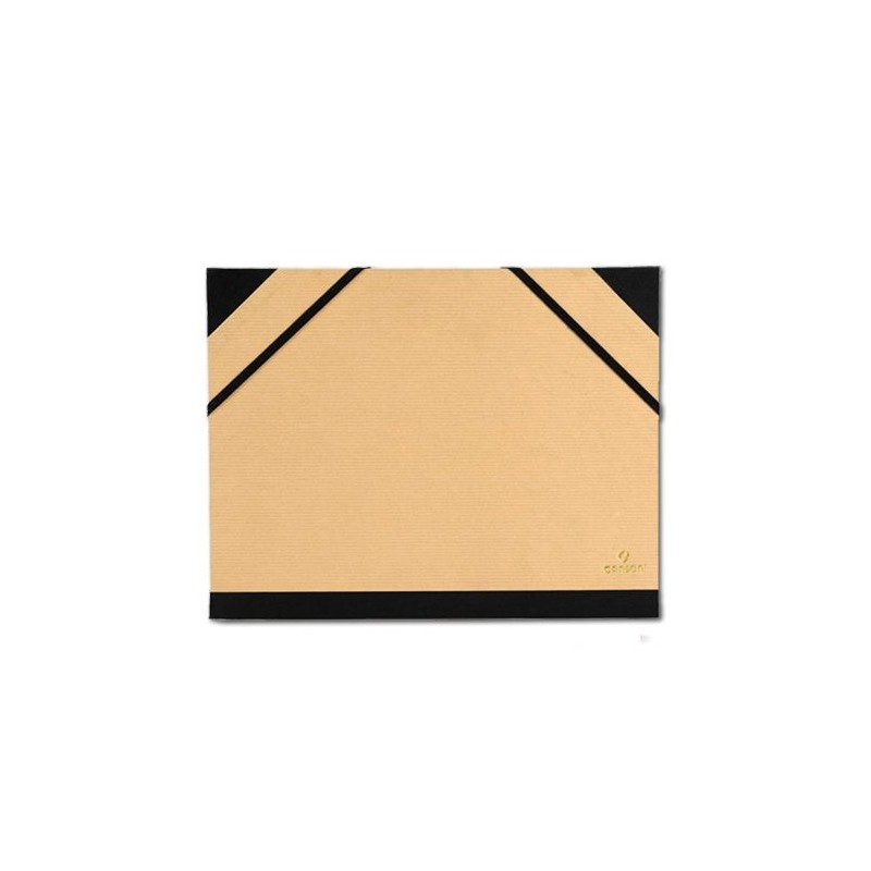 Material Bellas Artes - papel - Carpeta dibujo con gomas Canson, 52x72, KRAFT | totenart.com