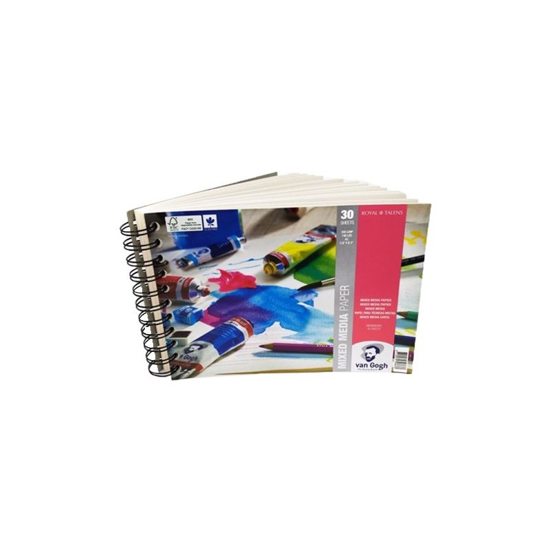 Material Bellas Artes – pintura-y-dibujo - Bloc de 30 hojas de papel para técnicas mixtas Van Gogh de 300 gr (A3) | totenart.com