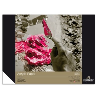 Material Bellas Artes – pintura-y-dibujo - Bloc Acrílico Rembrandt 400 gr, 24x32, 10 hojas, grano medio | totenart.com