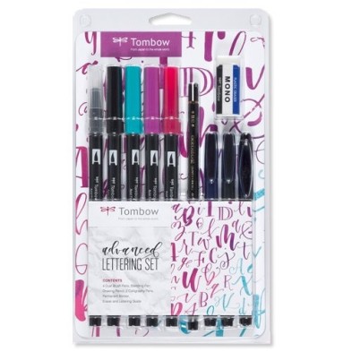 Material Bellas Artes - Pintura - Set de Lettering avanzanzado Tombow | totenart.com