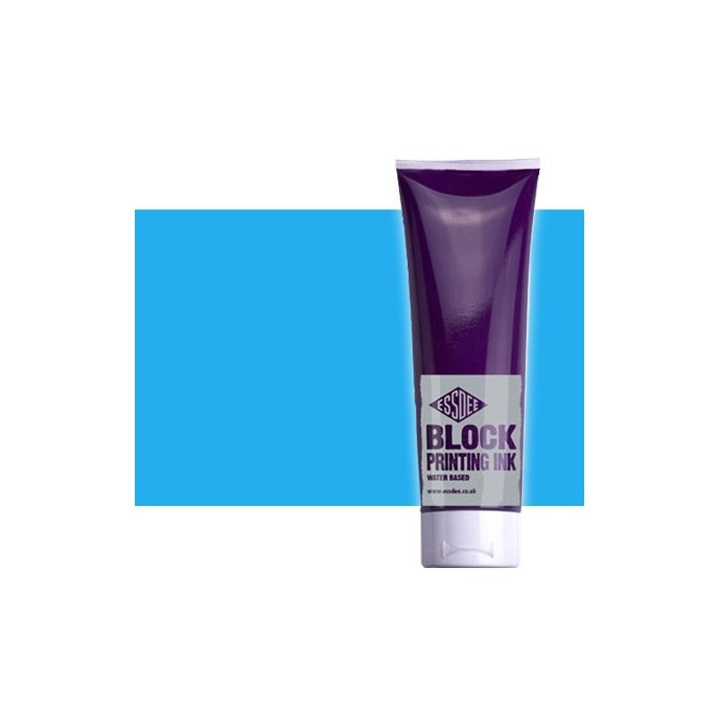 Material Bellas Artes - Pintura - Tinta Linograbado Turquesa Essdee, tubo 300 ml. | totenart.com