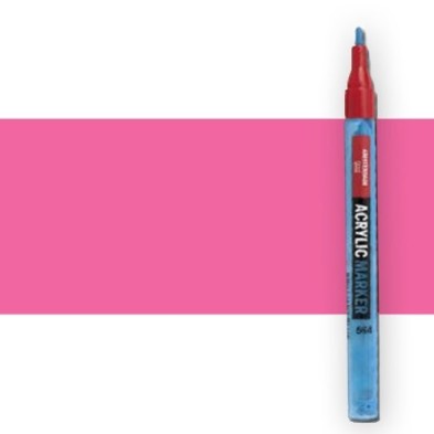 Material Bellas Artes - Pintura - Rotulador acrilico Amsterdam color Rosa Reflex 384 (2 mm.) S | totenart.com