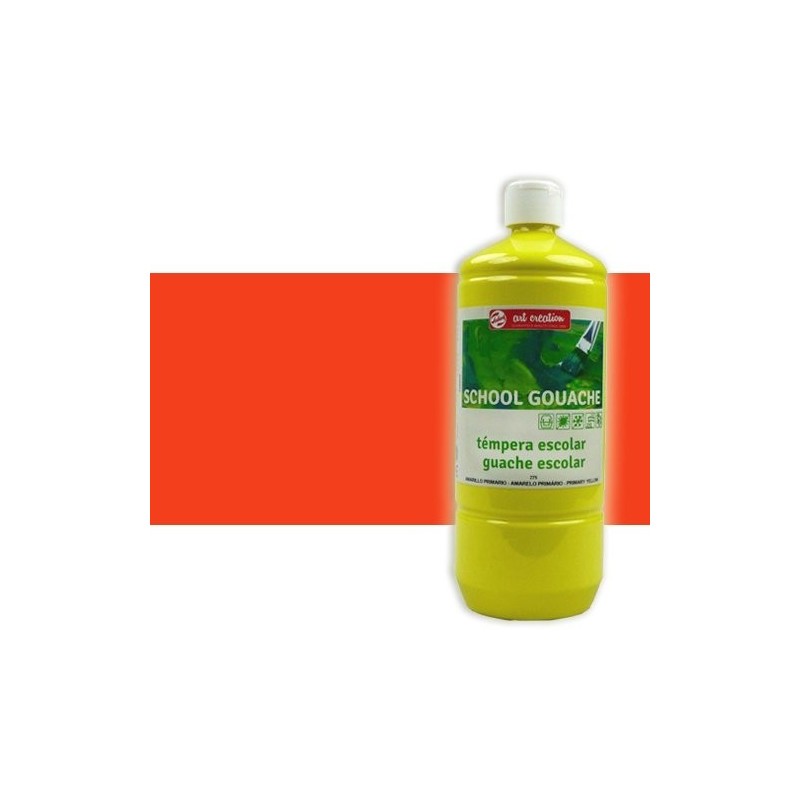 Material Bellas Artes - Pintura - Témpera Rojo Primario Art Creation Talens, 1000 ml. ** | totenart.com