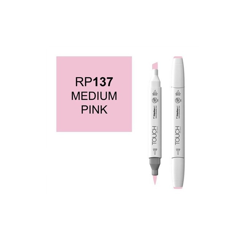 Material Bellas Artes - Pintura - Rotulador alcohol TOUCH TWIN  Medium Pink n. RP137 ** | totenart.com