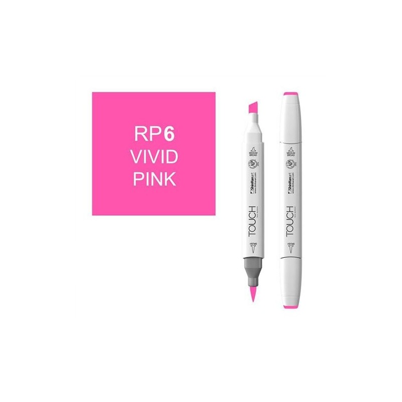 Material Bellas Artes - Pintura - Rotulador alcohol TOUCH TWIN Vivid Pink n. RP6 ** | totenart.com