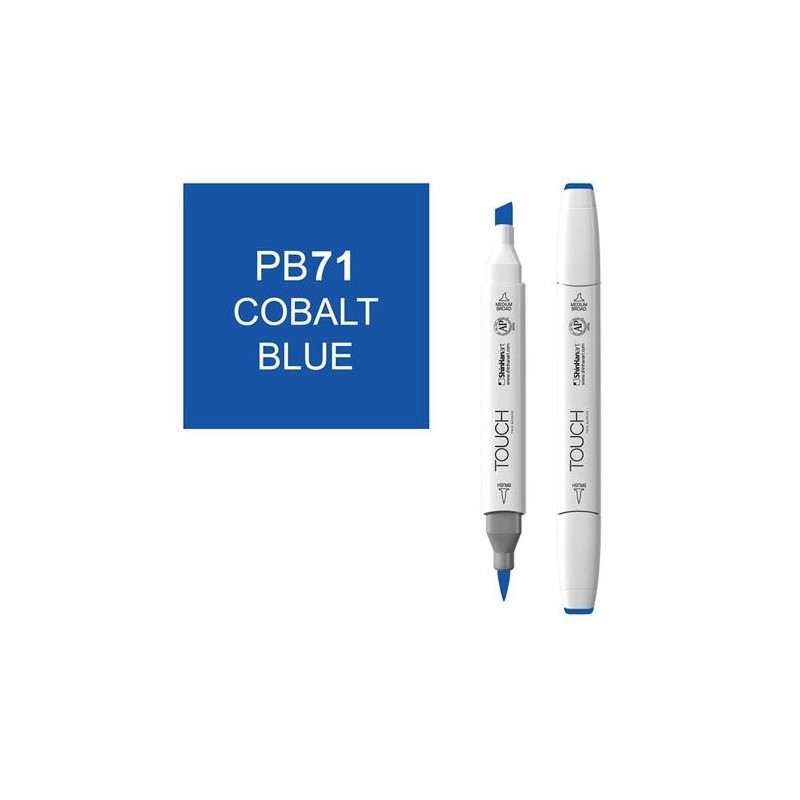 Material Bellas Artes - Pintura - Rotulador alcohol TOUCH TWIN Cobalt Blue n. PB71 ** | totenart.com
