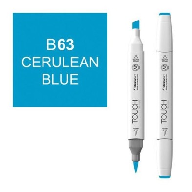 Material Bellas Artes - Pintura - Rotulador alcohol TOUCH TWIN Cerulean Blue n. B63 ** | totenart.com