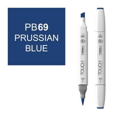 Material Bellas Artes - Pintura - Rotulador alcohol TOUCH TWIN Prussian Blue n. PB69 ** | totenart.com