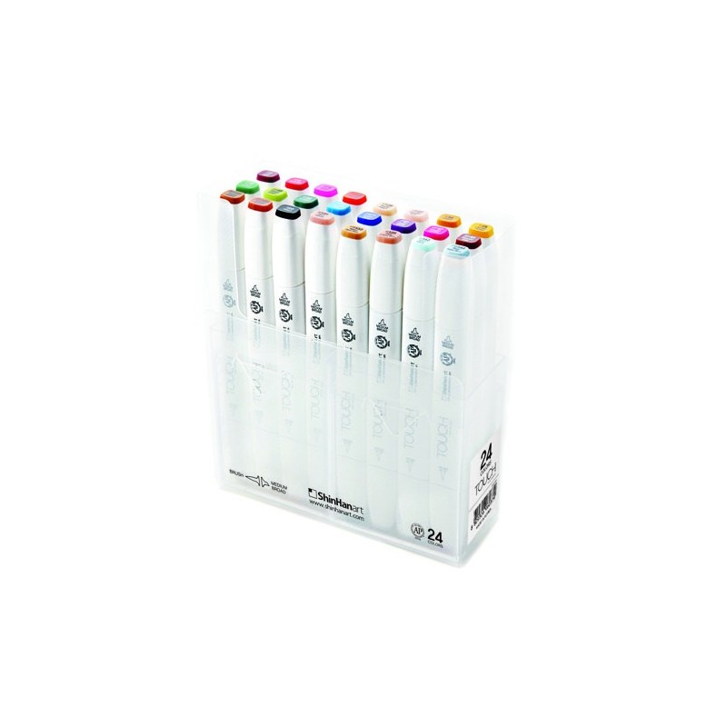 Material Bellas Artes - Pintura - TOUCH TWIN 24 brush marker set  | totenart.com