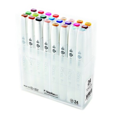 Material Bellas Artes - Pintura - TOUCH TWIN 24 brush marker set  | totenart.com