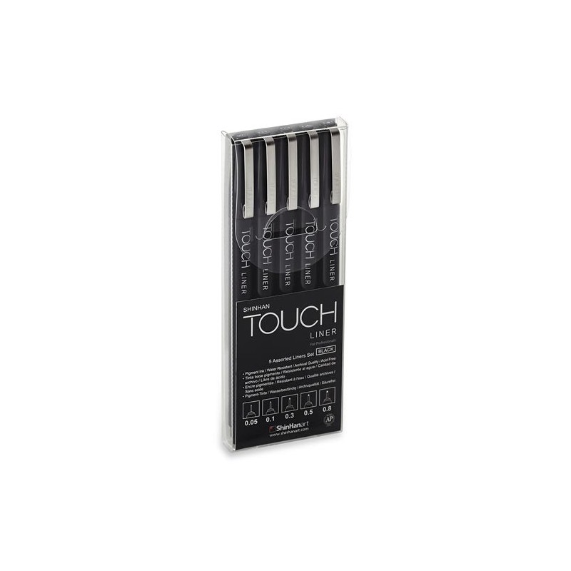 Material Bellas Artes - Pintura - TOUCH LINER set Black | totenart.com