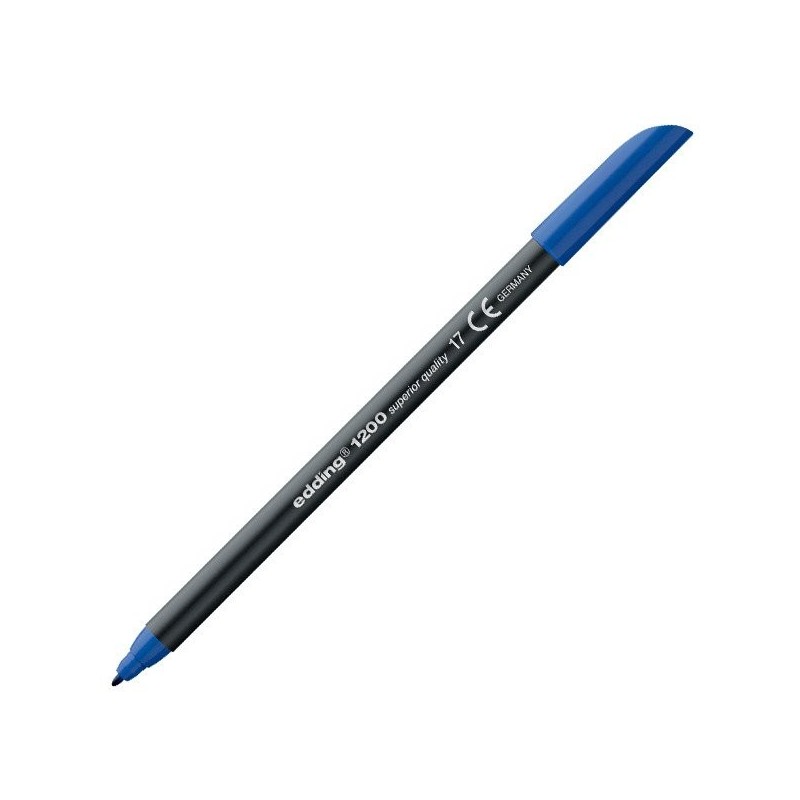 Material Bellas Artes - Pintura - Rotulador Edding 1200 Azul Acero 17, punta fina 1 mm. | totenart.com