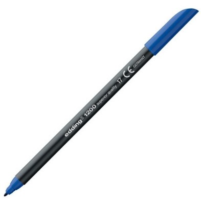 Material Bellas Artes - Pintura - Rotulador Edding 1200 Azul Acero 17, punta fina 1 mm. | totenart.com