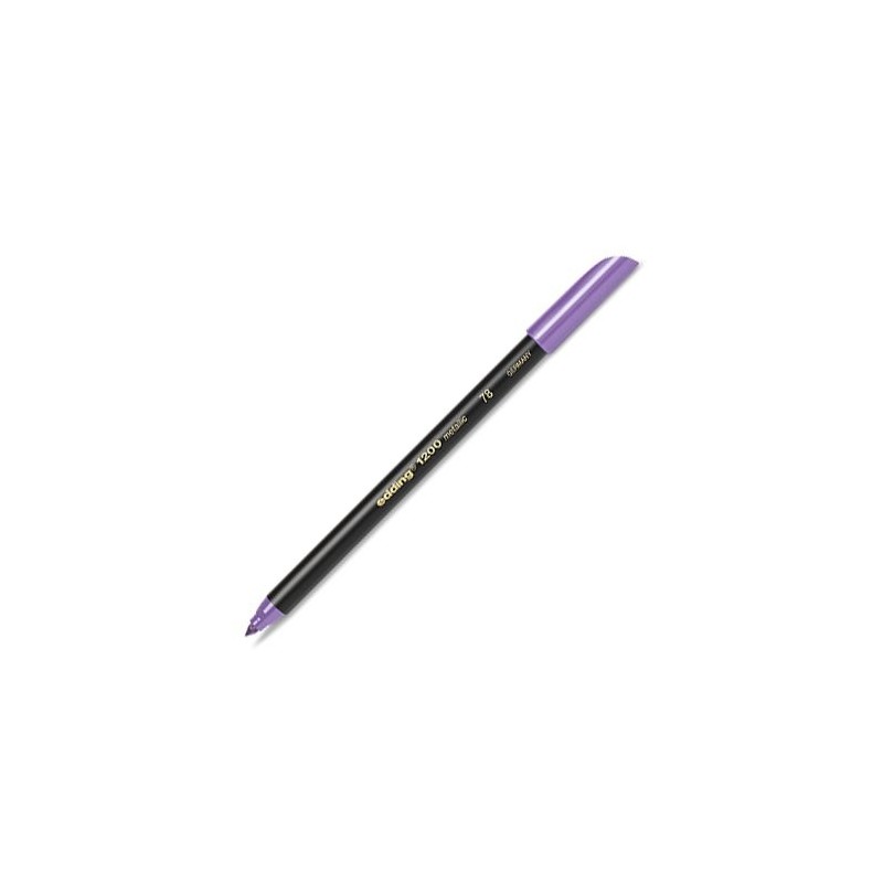 Material Bellas Artes - Pintura - Rotulador Edding 1200 Violeta Metálico 78, punta fina 1 mm. | totenart.com