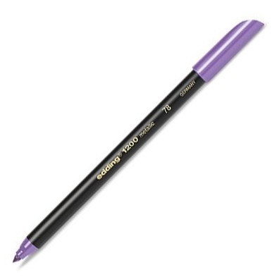 Material Bellas Artes - Pintura - Rotulador Edding 1200 Violeta Metálico 78, punta fina 1 mm. | totenart.com