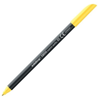 Material Bellas Artes - Pintura - Rotulador Edding 1200 Amarillo Neon 65, punta fina 1 mm. | totenart.com