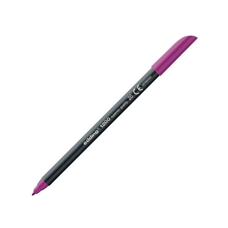 Material Bellas Artes - Pintura - Rotulador Edding 1200 Magenta 20, punta fina 1 mm. | totenart.com