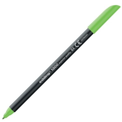 Material Bellas Artes - Pintura - Rotulador Edding 1200 Verde Neon 64, punta fina 1 mm. | totenart.com
