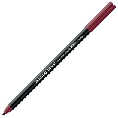 Material Bellas Artes - Pintura - Rotulador Edding 1300 Rojo Inglés 28, punta fina 2 mm. | totenart.com