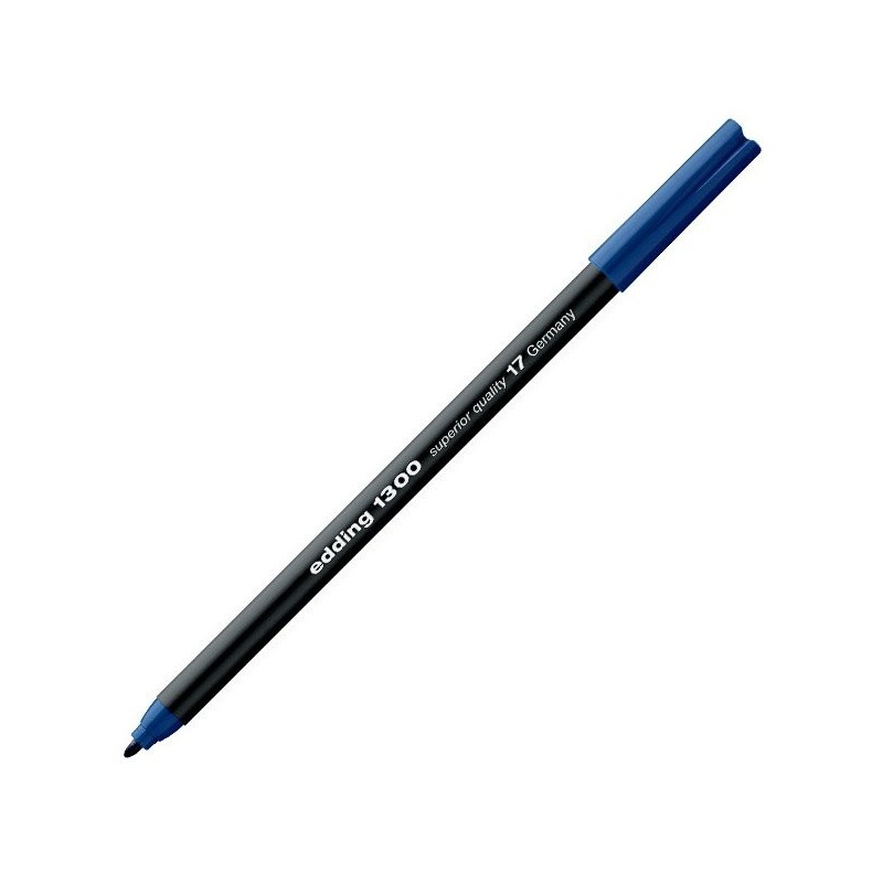 Material Bellas Artes - Pintura - Rotulador Edding 1300 Azul Acero 17, punta fina 2 mm. | totenart.com