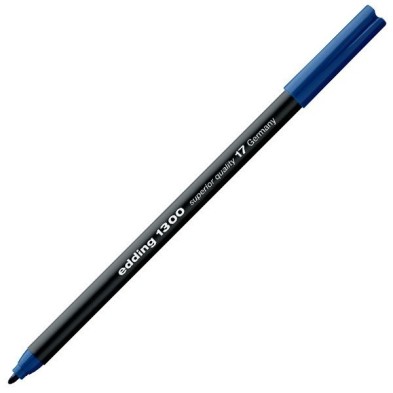Material Bellas Artes - Pintura - Rotulador Edding 1300 Azul Acero 17, punta fina 2 mm. | totenart.com
