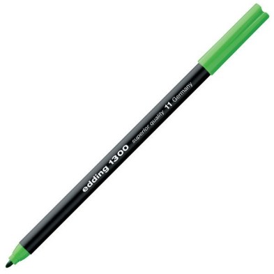 Material Bellas Artes - Pintura - Rotulador Edding 1300 Verde Claro 11, punta fina 2 mm. | totenart.com