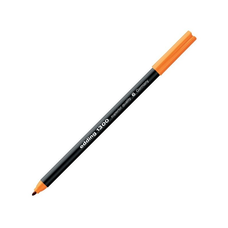 Material Bellas Artes - Pintura - Rotulador Edding 1300 Naranja 06, punta fina 2 mm. | totenart.com