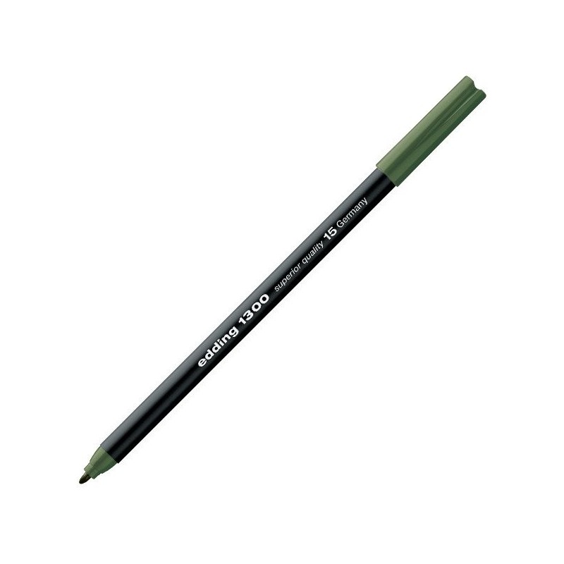 Material Bellas Artes - Pintura - Rotulador Edding 1300 Verde Oliva 15, punta fina 2 mm. | totenart.com