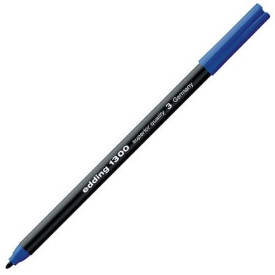 Material Bellas Artes - Pintura - Rotulador Edding 1300 Azul 03, punta fina 2 mm. | totenart.com