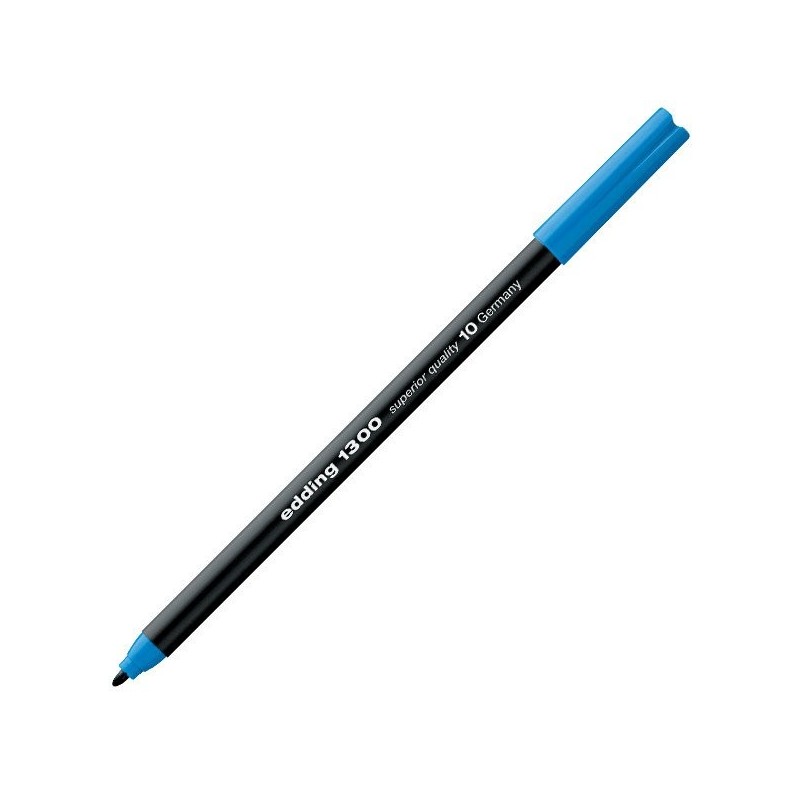 Material Bellas Artes - Pintura - Rotulador Edding 1300 Azul Claro 10, punta fina 2 mm. | totenart.com