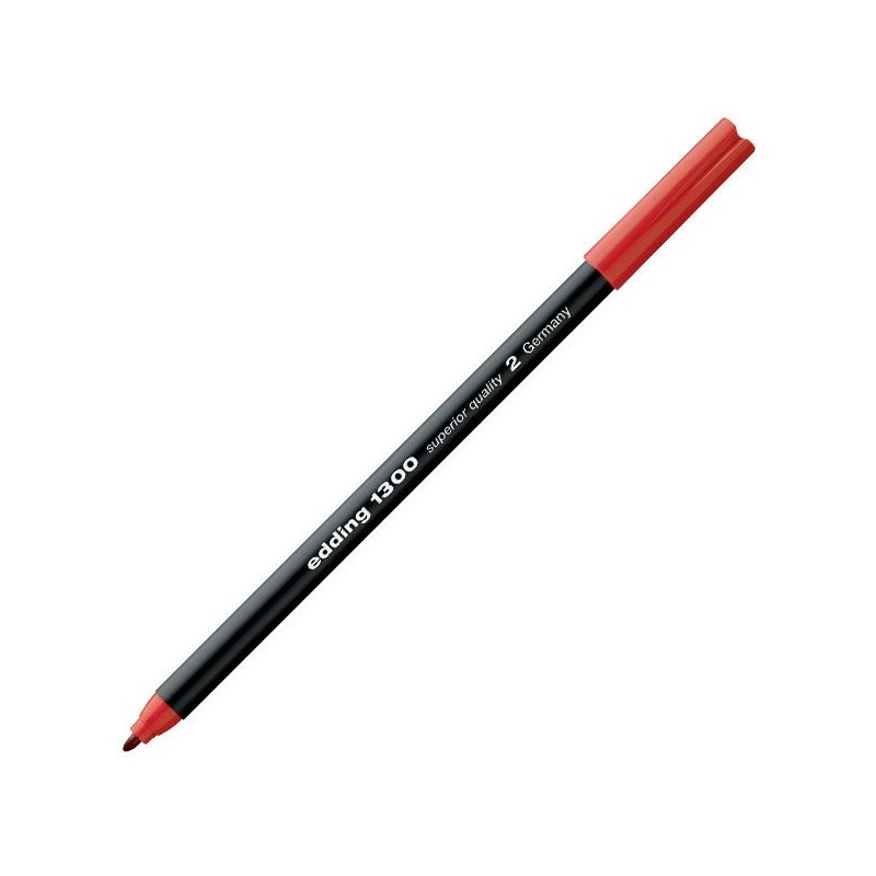 Material Bellas Artes - Pintura - Rotulador Edding 1300 Rojo 02, punta fina 2 mm. | totenart.com