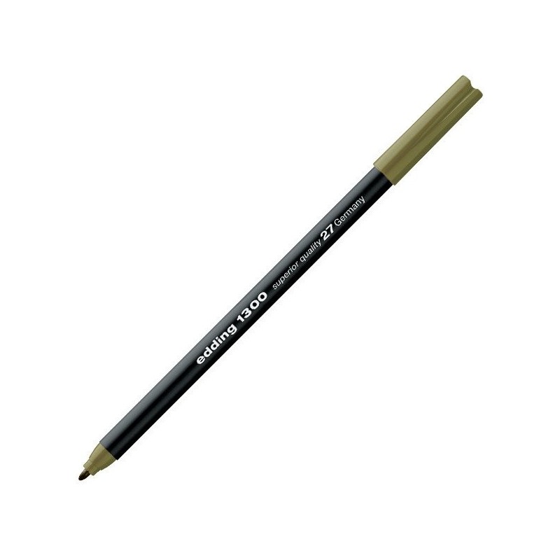 Material Bellas Artes - Pintura - Rotulador Edding 1300 Marrón Oliva 27, punta fina 2 mm. | totenart.com