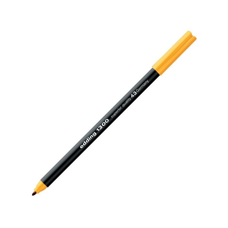Material Bellas Artes - Pintura - Rotulador Edding 1300 Amarillo Brillante 43 punta fina 2 mm. | totenart.com