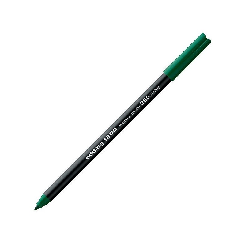 Material Bellas Artes - Pintura - Rotulador Edding 1300 Verde Botella 25, punta fina 2 mm. | totenart.com