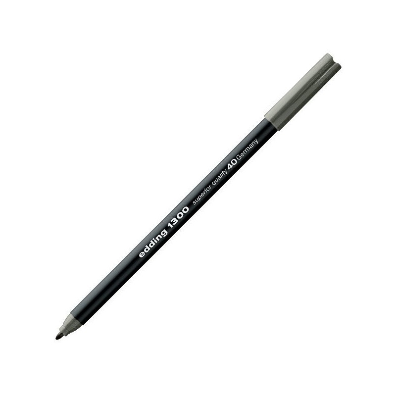 Material Bellas Artes - Pintura - Rotulador Edding 1300 Gris castaño 40, punta fina 2 mm. | totenart.com