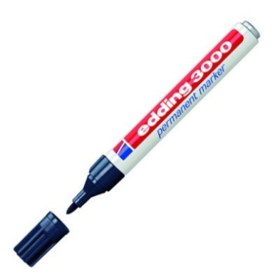 Material Bellas Artes - Pintura - Rotulador Permanente Edding 3000 Azul Acero 17, punta 1.5-3 mm. | totenart.com
