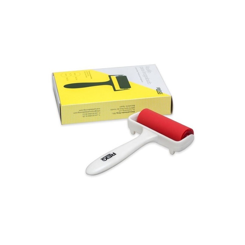 Rodillo linograbado caucho, 60 mm.