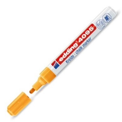 Material Bellas Artes - Pintura - Rotulador Tiza Liquida Edding 4095 Neon Naranja  66, punta redonda 2-3 mm. ** | totenart.com