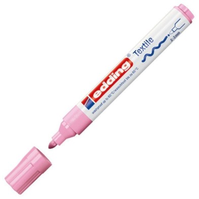 Material Bellas Artes - Pintura - Rotulador Tela Edding 4500 Rosa 09, punta 2-3 mm. | totenart.com