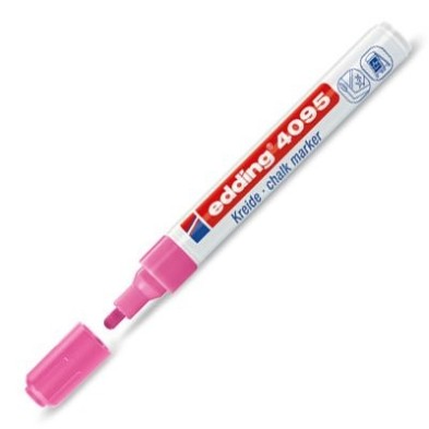Material Bellas Artes - Pintura - Rotulador Tiza Liquida Edding 4095 Neon Rosa  69, punta redonda 2-3 mm. ** | totenart.com