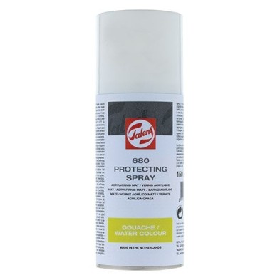 Material Bellas Artes - Pintura - Barniz protector acuarela y gouache Talens, spray 400 ml, n. 680 | totenart.com