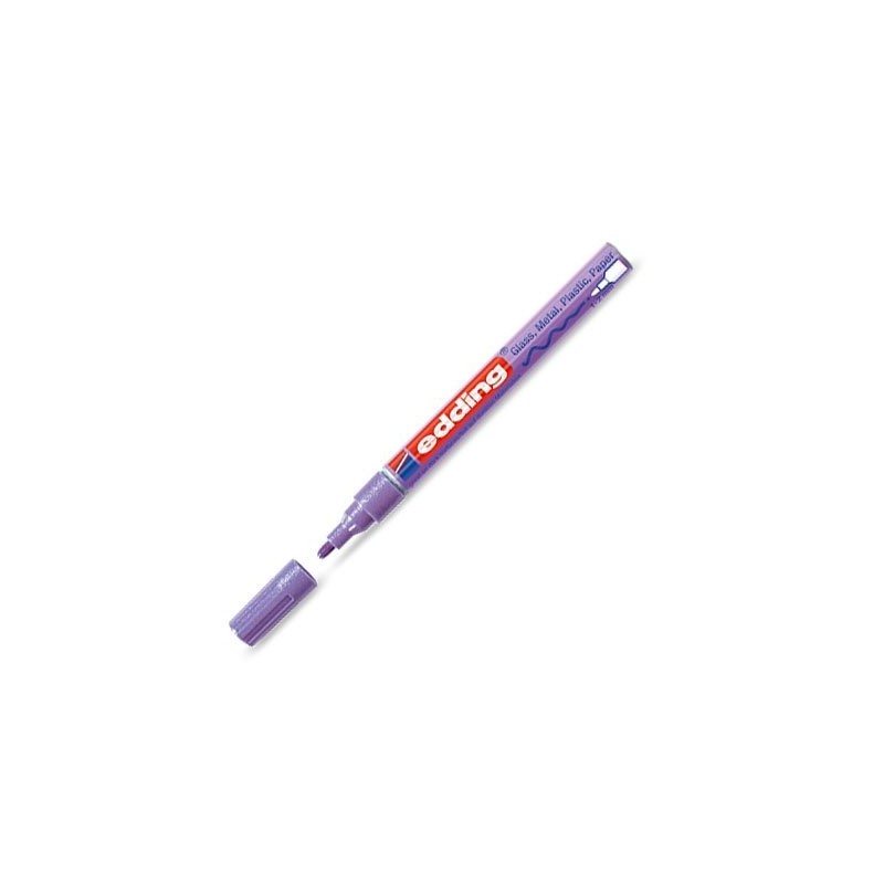 Material Bellas Artes - Pintura - Rotulador Tinta Opaca Edding 751 Violeta Metálico 78, punta redonda 1-2 mm. ** | totenart.com