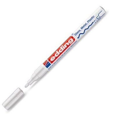 Material Bellas Artes - Pintura - Rotulador Tinta Opaca Edding 751 Blanco 49, punta redonda 1-2 mm. ** | totenart.com