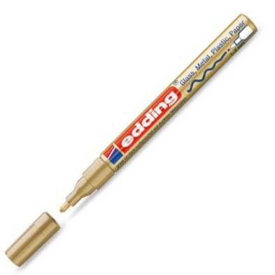 Material Bellas Artes - Pintura - Rotulador Tinta Opaca Edding 751 Oro 53, punta redonda 1-2 mm. ** | totenart.com