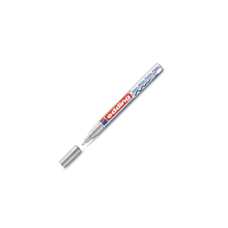 Material Bellas Artes - Pintura - Rotulador Tinta Opaca Edding 751 Plata 54, punta redonda 1-2 mm. ** | totenart.com