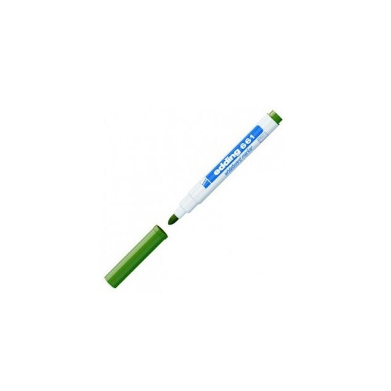 Material Bellas Artes - Pintura - Rotulador para Pizarra Blanca Edding 661 Verde 04, punta redonda 1-2 mm. | totenart.com