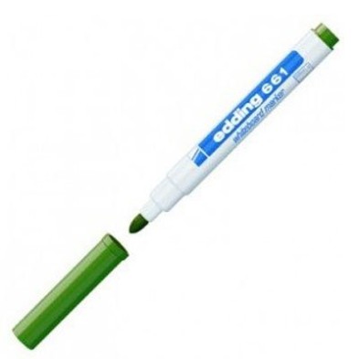 Material Bellas Artes - Pintura - Rotulador para Pizarra Blanca Edding 661 Verde 04, punta redonda 1-2 mm. | totenart.com